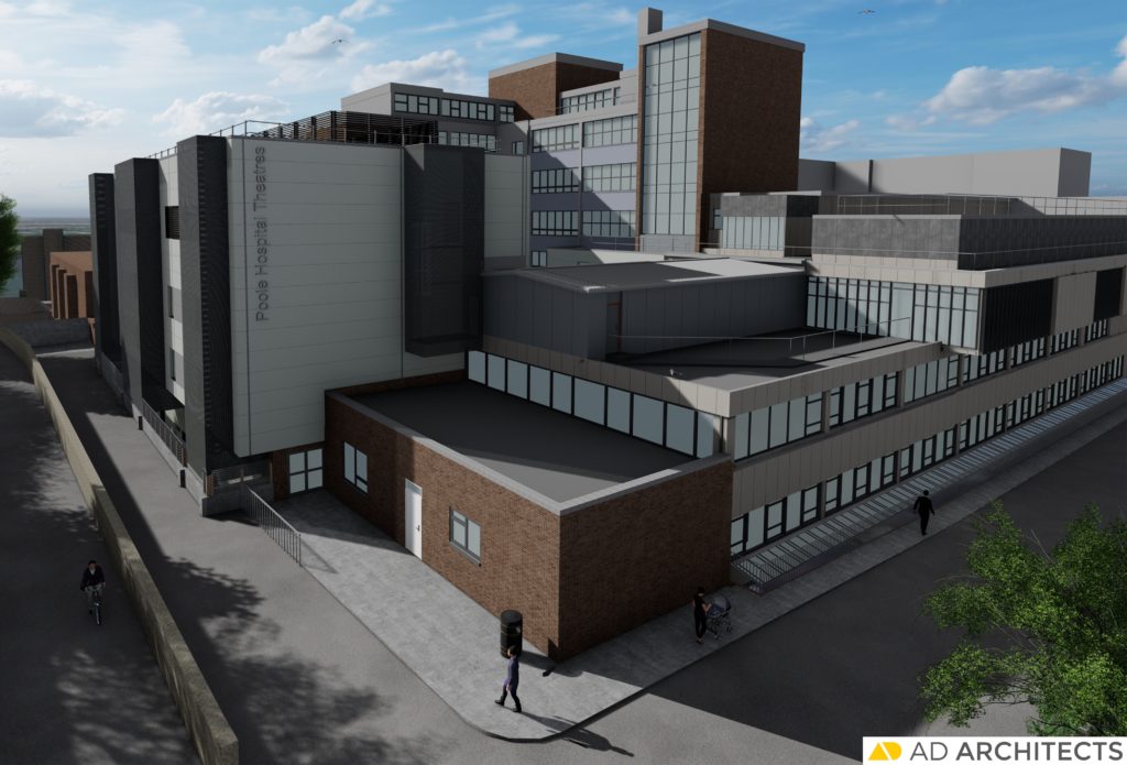 Poole Hospital new theatre build_artist impression